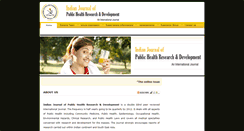 Desktop Screenshot of ijphrd.com